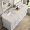 Lorelai 72" Double (Vanity Only Pricing) in Bright White